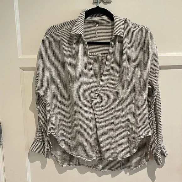 FREE PEOPLE Such Good Things 100% Cotton Blouse. Size XS. - Picture 13 of 15